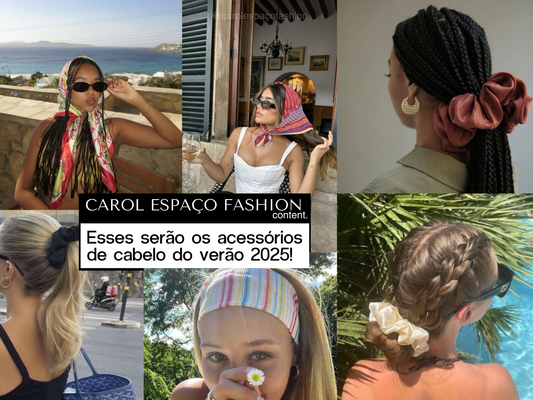 Tendências de Acessórios de Cabelo para o Verão 2025